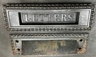 Chicago Hardware Door Egg   Dart Mail Slot And Back Plate   Shute 1890-1910