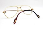 New  Authentic Cartier Black gold Temple Ends