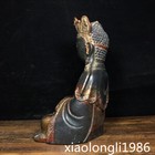 8 4  Old China Antique Collection Exquisite Carving Pure Copper Buddha Statue