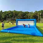 33ft Inflatable Volleyball Court Beach Water Game Net For Outdoor Carnival Party