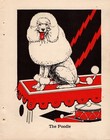 1940 Antique Poodle Print Vintage Diana Thorne Poodle Dog Art 6140a