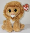 Ty Beanie Baby - Louie The Lion  6 Inch  New Mwmt s Plush Stuffed Animal Toy