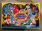 Poster Dc Rare Toy Display Repro 2 Sided Flipped Art Super Powers 13x19 Kenner