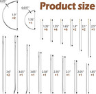 Heavy Duty Hand Sewing Needles Set  Leather Sewing Needles For Home Upholstery L