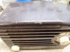 Vintage 1947 Silvertone Bakelite Tube Radio     Model 132 878