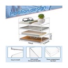 Harloon 4 Tier Paper Organizer Letter Tray Acrylic Desk File Or    Fast Usa Ship