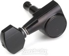 Gotoh Sg381-07 Tuners - 6 In-line Left-handed  Black Chrome