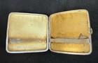 Japanese Pure Silver Cigarette Case With Gilded Interior  Signed
