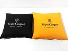 Veuve Clicquot Cushion Pillow Pair 15 8in Square Decorative Home Decor Set Of 2