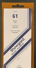 Showgard Stamp Mounts Size 61 - Free Usa Shipping - 215 Mm By 61 Mm - 15 Strips