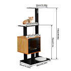 46 5in Large Cat Tree Tower For Indoor Cats Condo Scratching Post Pet Play House