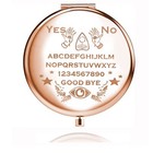 Feelmem Ouija Mirror Ouija Board Planchette Compact Mirror Spirit Board Art M   