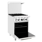Atosa Agr-4b-lp 24    Gas Range 4 Burners Oven Propane