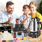 Complete Candle Making Kit 500w Wax Melter 70 Pcs Beeswax Wicks Scents