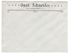 Pc 1920s Estonia Gustav Schneider Envelope Letter Postal Advertising Cover