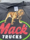 Rare 1990s Vintage Mack Trucks Bulldog Logo T-shirt Size Xl Single Wild Oats Usa