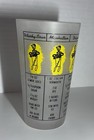 Vintage Glass Cocktail Mixed Drink Recipe Shaker Bar Mixer Retro  7 Recipes 
