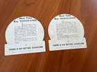 Free Ship  Late 1930s Pair Of Texaco Dry Ethyl Advertisement Camels