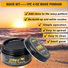 Goiple Wave Pomade For Men Strong Hold Easy Wash 360 Wave Training Hair Cream 