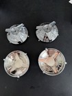 New Amf Chrome Pedal Car Hub Caps  4 