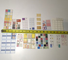 Dollhouse Miniature Media Diy Supplies  Books Magazines  Vintage 110 Pieces Lot