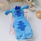 Pet Dog Clothes Stitch Coat Puppy Cat Cartoon Costume Winter Xmas Gift Blue New