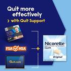 Nicorette 2 Mg Nicotine Gum Original Unflavored Stop Smoking Aid170 Count