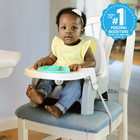 Deluxe Learn-to-dine Feeding Seat  Ages 6 Months To 3 Years  Orange And Teal