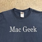 Vintage Apple Shirt Mens Large Black 90s Macintosh Mac Geek Promo Quote Funny