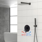 Wall Mount Shower Faucet Control Valve Bath Mixer Bathroom Water Tap Hot Cold   
