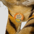 Vintage Steiff Tiger Cub Laying Down 1950s 60s Mohair Plush 11  W  Paper Tag