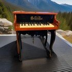 Schoenhut 25-key Wooden Upright Toy Piano Vtg Works 20     W  Bench Stool-see Note