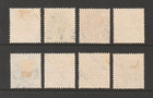 Sweden  1910-19 Official Stamps  Scott  s O42   O54  8 Different Used