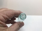 Small Antique Aqua Cylinder Medicine Bottle  Vial 