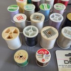 Lot Of 38 Vintage Sewing Thread Spools Polyester Cotton Sealed