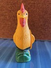 Vintage Rooster Kitchen Timer 60 Minute Orange Mid-century Farmhouse Works Great
