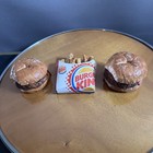 Burger King Life Size 2 Hamburger   Fries Promo 1999 Rare