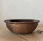 Joseon Kneading Bowl Antique Woodware 8 3in Korean Crafts Art Used