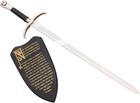 Handmade Sword Replica Got Series With Wall Plaque  Prop Steel Medieval Sword