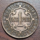 British East Africa Protectorate 1897 1 Pice Km  1 Vf Clnd Rev  Lightly Clashed