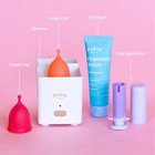 Pixie Menstrual Cup Collection For Feminine Care - Small   Large  2 Cups