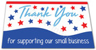 100 For Ebay Thank You Supporting Our Small Business Cards Purchase Order Notes