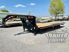New 2025 8 5 X 26 21k Gooseneck Full Power Scissor Tilt Deckover Trailer Hauler