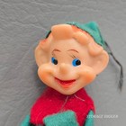 Vintage Christmas Knee Hugger Pixie Elf Figurine Ornament 8  Tall Decorative
