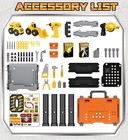 Castle Kids Tool Bench With Electric Drill Construction Vehicles Workbench Toy