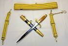 Soviet Army Officer Dress Dagger Dirk Z     Kortic Sheath Uniform Belt Set Vtg