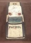 Vintage Tin Toy Police Car Patrol Friction Corvair Ichiko Japan Well Used Read