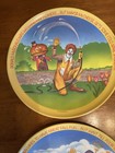 Four 1977 Vintage Mcdonalds Plastic Plates