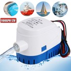 12v 1100gph Automatic Submersible Boat Bilge Water Pump With Auto Float Switch