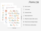 Kids Playroom Wall Art Decor Nursery Abc Alphabet Poster Play Room Canvas Wall D